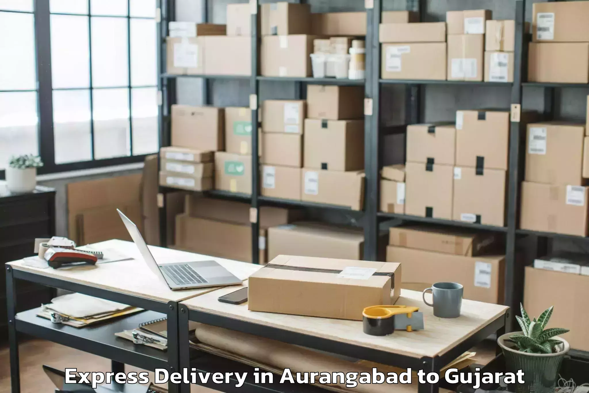 Discover Aurangabad to Valabhipur Express Delivery